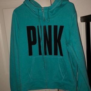 Pink zip up jacket